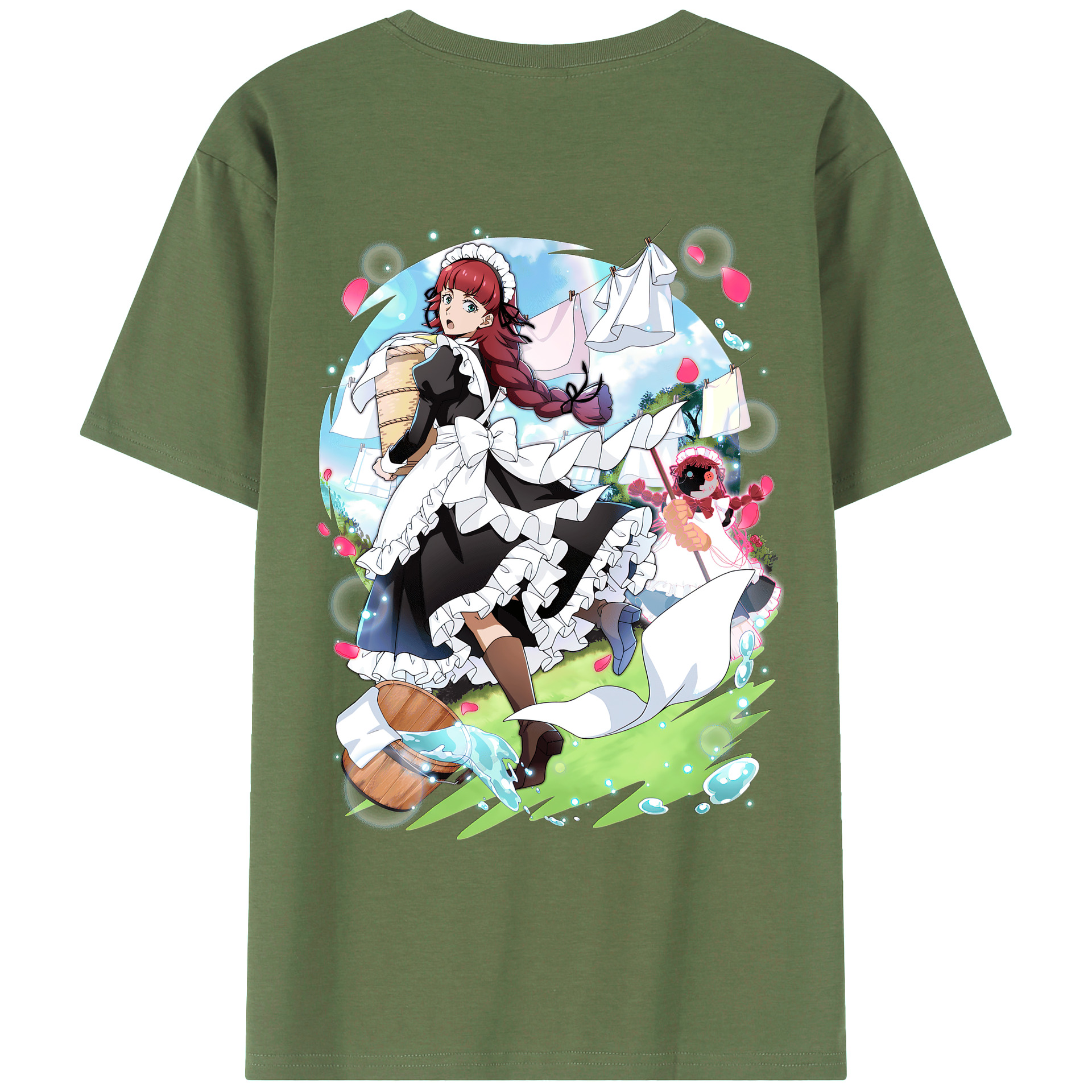（画像用） 文豪ストレイドッグス Bungo Stray Dogs 綿100％ メンズ半袖Tシャツ（バックプリント） 通気性
